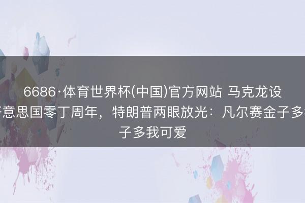 6686·体育世界杯(中国)官方网站 马克龙设席庆好意思国零
